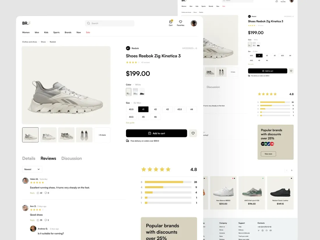 D2C Storefront — website designed by Blue Magnet Media